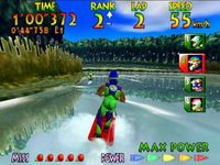 une photo d'Ã©cran de Wave Race 64 sur Nintendo 64
